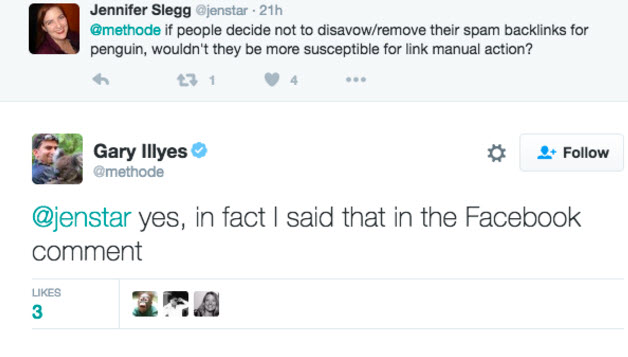 Twitter post - Gary Illyes