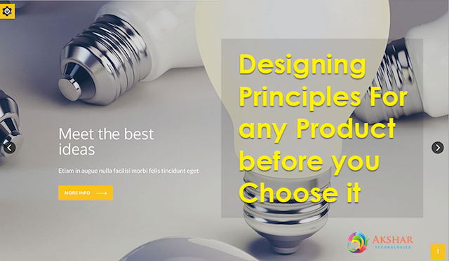 Designing Principles For Any Product Before You Choose It
